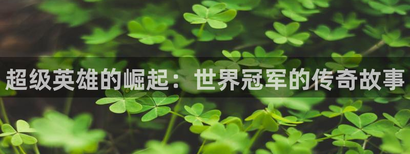 世界杯预选赛欧洲：超级英雄的崛起：世界冠军的传奇故事